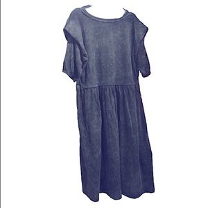 Primark Acid Wash Grey Dress